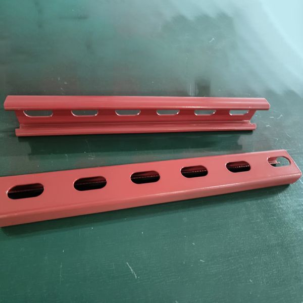 Red Powder Coated C Channel Strut 1.5mm / 2.0mm For Fire Protection System