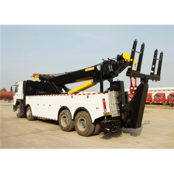 8x4 12 Wheels 371hp Wrecker Tow Truck Heavy Duty 50 Tons Road Recovery Truck