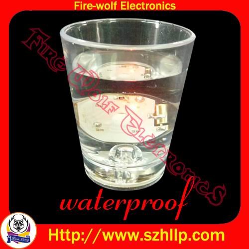 Decorative 3 red LED ligth Customized logo glowing Led shoe light