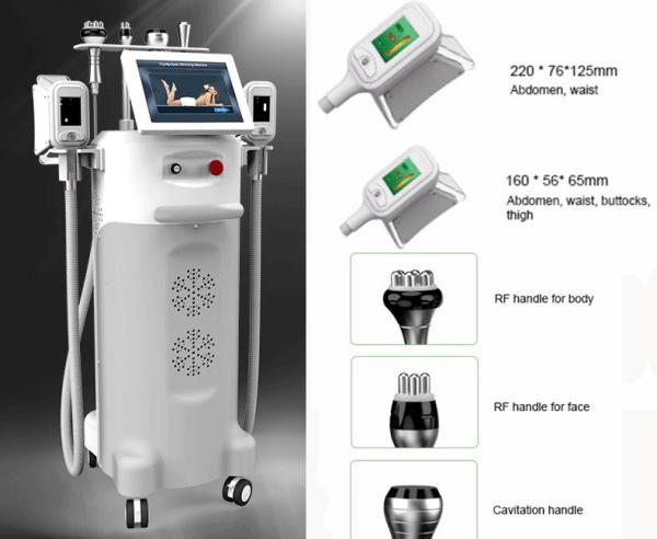 10.4 inch touch screen 100kpa vacuum cryo fat reduction antifreeze cool sculpting fat freezing cryolipolysis