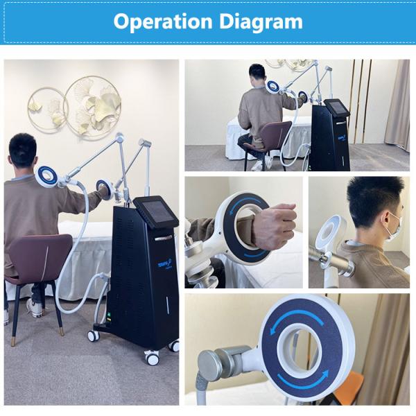 La machine de thérapie par transduction électromagnétique réduit les douleurs articulaires de l' épaule / de la hanche / du genou / de la cheville
