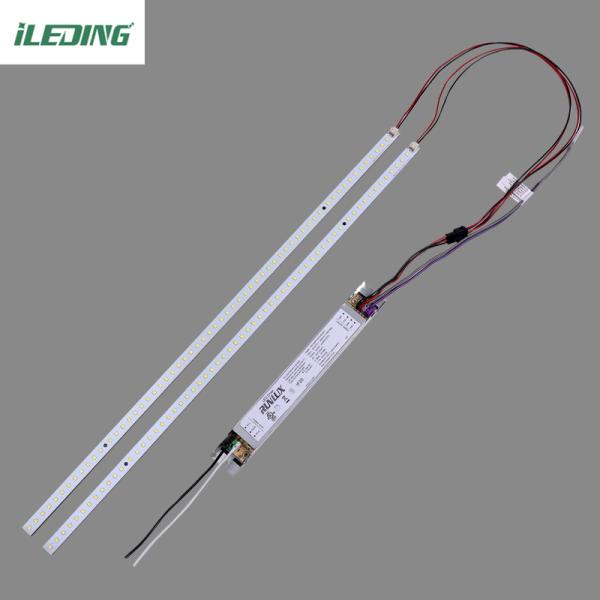 Office Replace Tube 2FT Led Magnetic Light Troffer Linear retrofit Kit 20W 2900LM CRI85