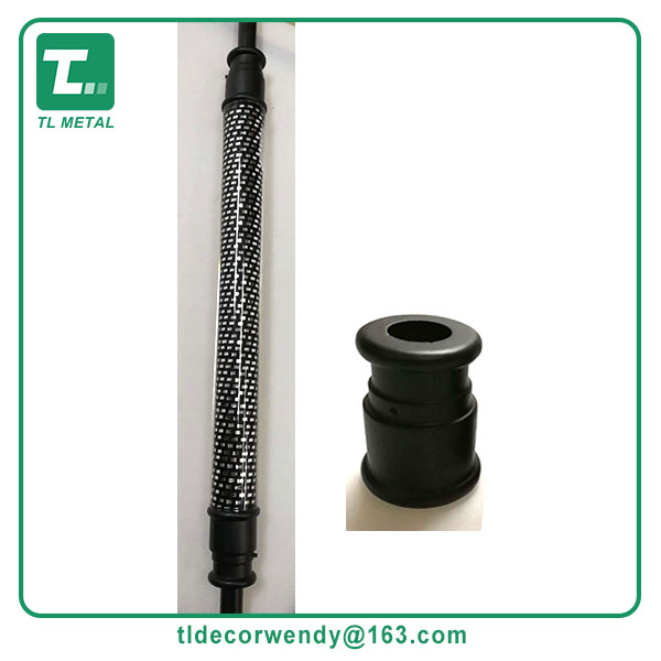 Aluminum holer glass baluster collar aluminum casting collar