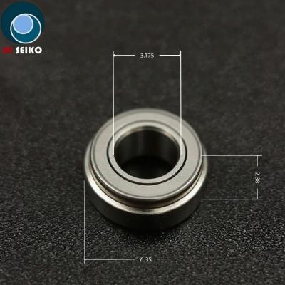 SR144TLKZN 3.175*5.98 High Speed Dental Bearing Torlon Cage Ceramic Balls