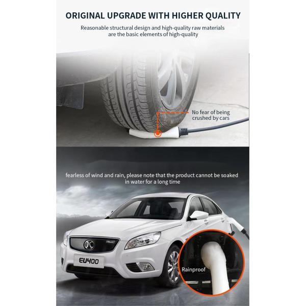 22kW Portable Vehicle Charging Cable EV OEM Single Gun Type2 Charger Plug 32A/3Phase