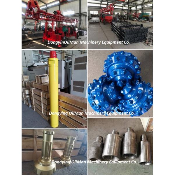 Portable Trailer Mounted Water Well Drilling Rigs For 100-500m Depth