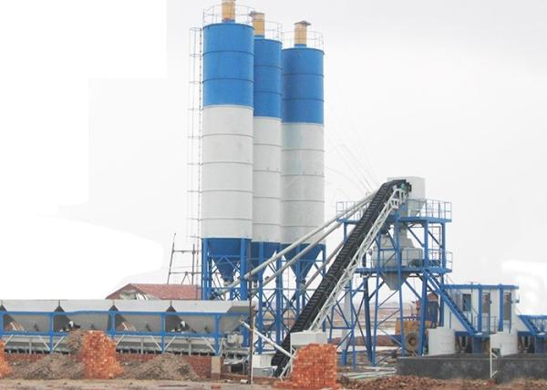 Stationary Elba Wet Mix Concrete Batch Plant Fully Automatic With Modular Structure
