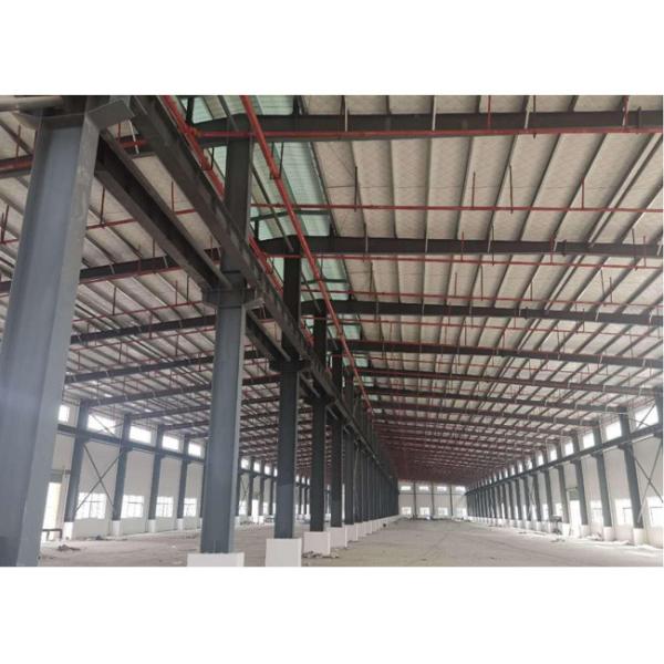 Multi Storey Steel Structure Industrial Warehouse , Prefabricated Steel Structure Factory