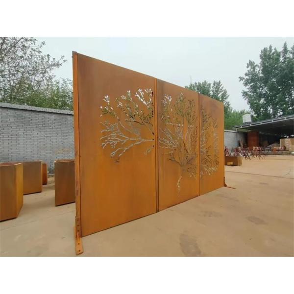 Лазер отрезал панель особенности Corten на открытом воздухе экрана Waratah декоративного стальную светлую