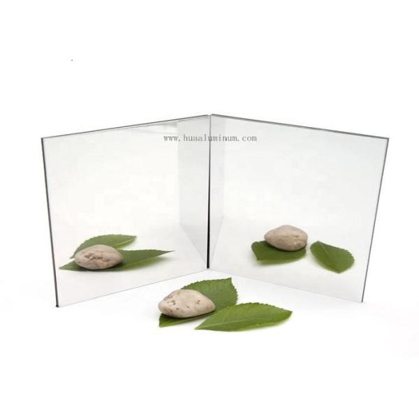 Silver Mirror Acp Aluminium Composite Panel , 4x8ft 3mm Aluminium Composite Sheet