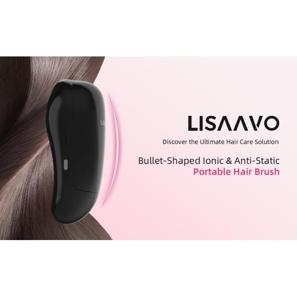 Blue LED Negative Ion Hair Brush IONIC Hair Brush For Frizz Control