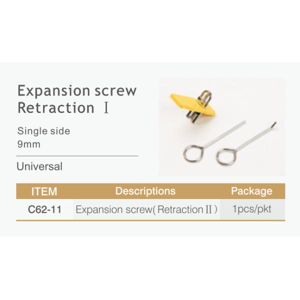 CE ISO Ортодонтические аксессуары Нержавеющая сталь Орто-расширительный винт