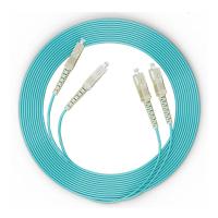 0.9mm LSZH Multimode OM3 Fibra Óptica Cordão de Parche