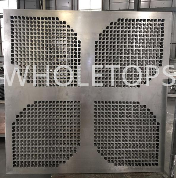Irregular Decorative Holes Perforated Aluminum Sheet By CNC Machining