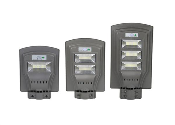 ABS Body Sensor Radar Grey LED Solar Integrated Lamp For Road Lighting