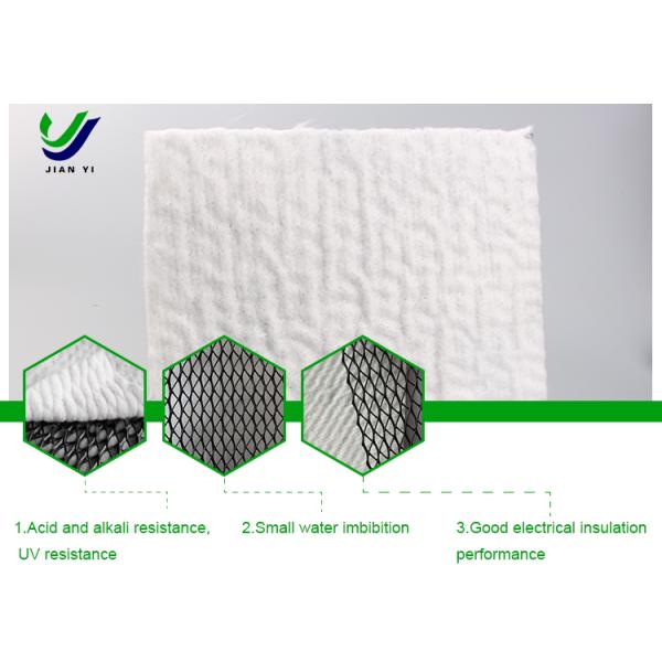 3D Composite Drainage Net with High Tensile Strength ≥16kN/m, Excellent UV Resistance, and Anti-Clogging Design for Landfill and Roadbed Applications