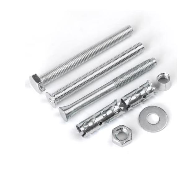 Color Zinc Plating Yellow Galvanized Carbon Steel METAL BOLT Class 4.8 8.8 10.9 12.9 Fish Fin Expansion Bolts