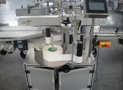 O dobro tomou partido labeler quadrado automático da máquina de etiquetas da garrafa