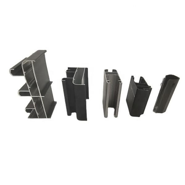 ±1% Tolerance Extruded Aluminium Profiles for Double Track Sliding Doors Roller Track