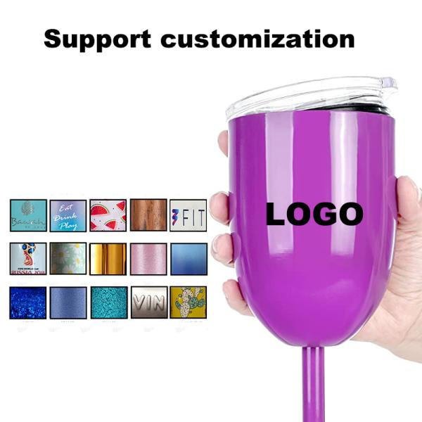 10oz Wine Sippy Cup For Adult Double Walled Insulated Vacuum Unbreakable