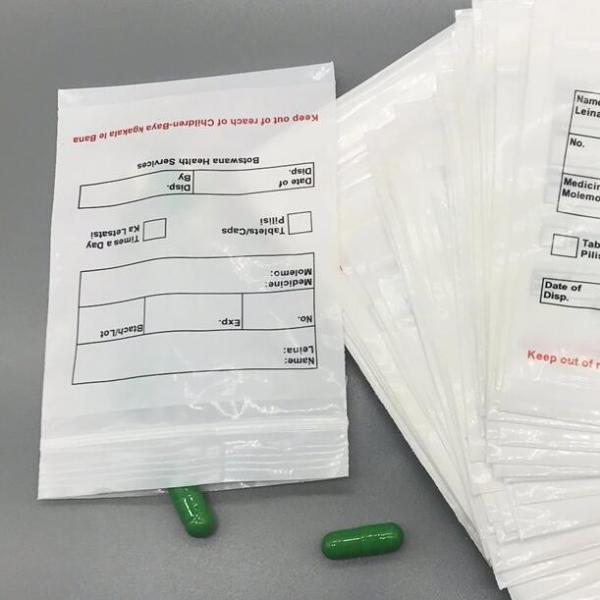 Double Pocket Zipper Transparent Packaging Film Eco-Friendly Plastic Liquid Bio Hazard Biohazard Medical PE Pathological Seal Bag