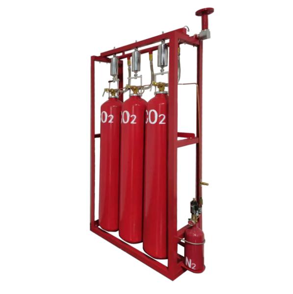 CE Certification CO2 High Pressure Fire Suppression System for Various Fires