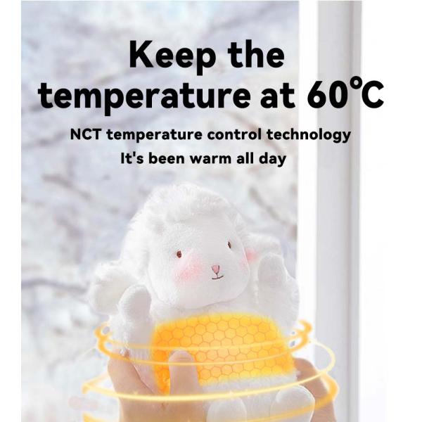 Оставайтесь уютно и связаны с нашей маленькой овечкой плюши ручной теплый энергобанк где угодно