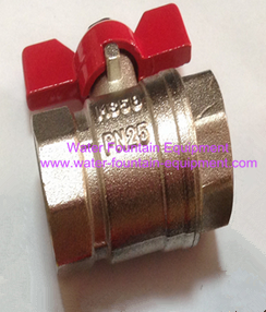 Lever Handle Water Fountain Equipment Wheel Female Forged Full Bore Brass Ball