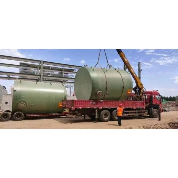 Alkali Resistant FRP / GRP Storage Tank For Sewage Treatment