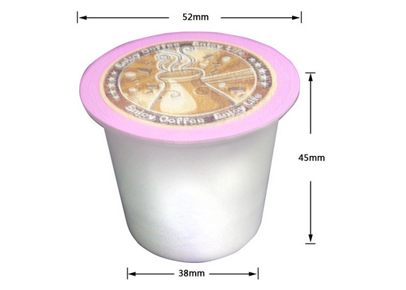 40 ml Plastic sealing cup of yogurt in white color supplier factory