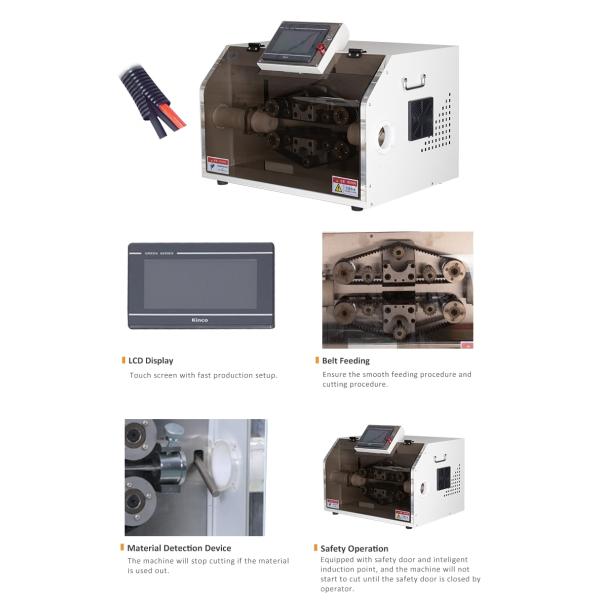 Автомат для резки трубки PLC 580*470*500mm автоматический для пластиковой трубы