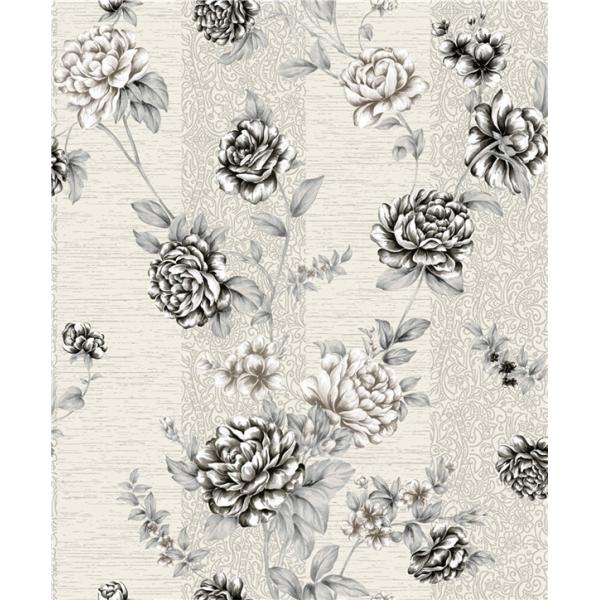 PVC vinyl wallpaper European flower design fashion washable waterproof