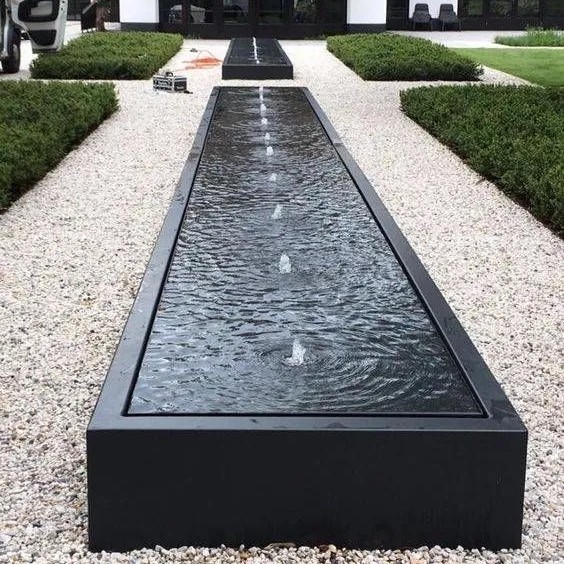 Garden Ornaments Metal Landscape Corten Steel Water Feature Outdoor