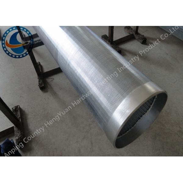 Non Clogging Johnson Wire Screen Low Carbon Galvanized Steel / Stainless Steel Made
