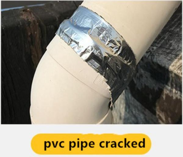 Waterproof Car Roof Aluminum Foil Self-adhesive Bitumen Tape for Roof Crack Repair