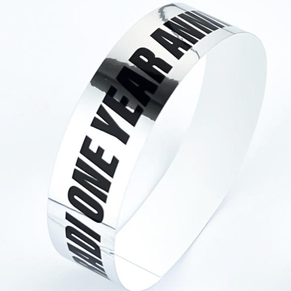 Business Product Gift Promotional Glitter Bracelet Wristband For Your Party Concert Wristbands