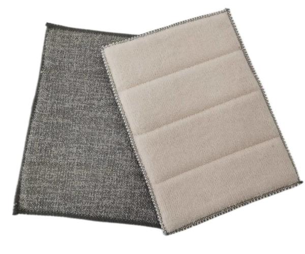 Esfregue a esponja para a almofada de limpeza sem fiapos dos pratos 17x23cm Microfiber Microfiber