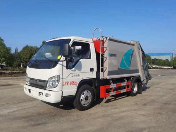 Foton Small Card Star 4 square Compression Garbage Truck for Garbage Cleaning and Transfer Gross Vehicle Weight 18000