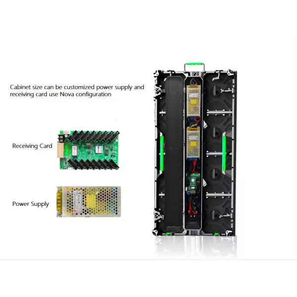 Die-Cast Aluminum Screen SMD P4 Waterproof Outdoor Billboard, Road LED Screen Display