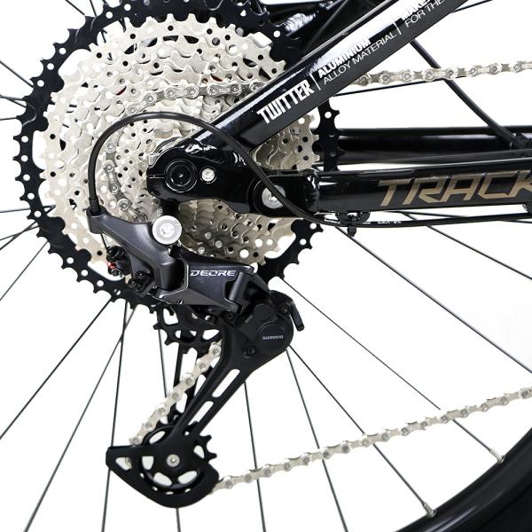 Light Weight AL7005 Aluminium Full Suspension Mountain Bike Smooth Welding Inner Cables