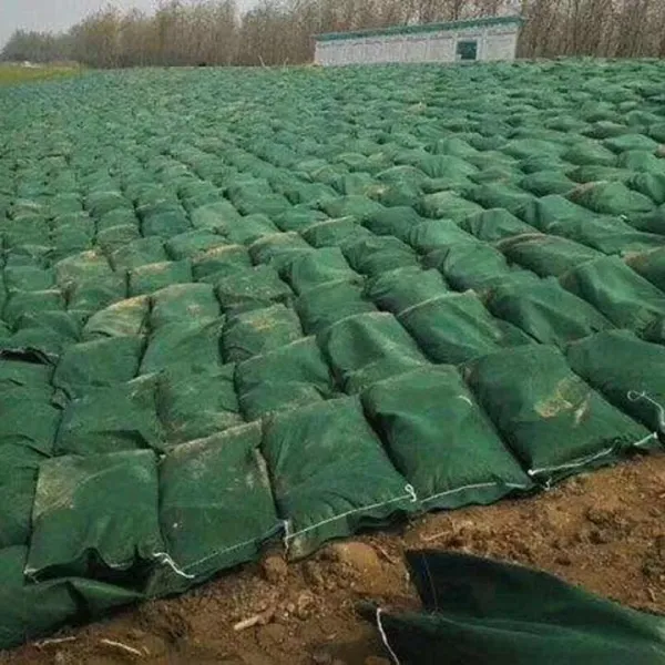 Heavy Duty Geotextile Geobag Designed For Slope Protection And Riverbank Stabilization Shoreline Protection And Environmental Safety Measures