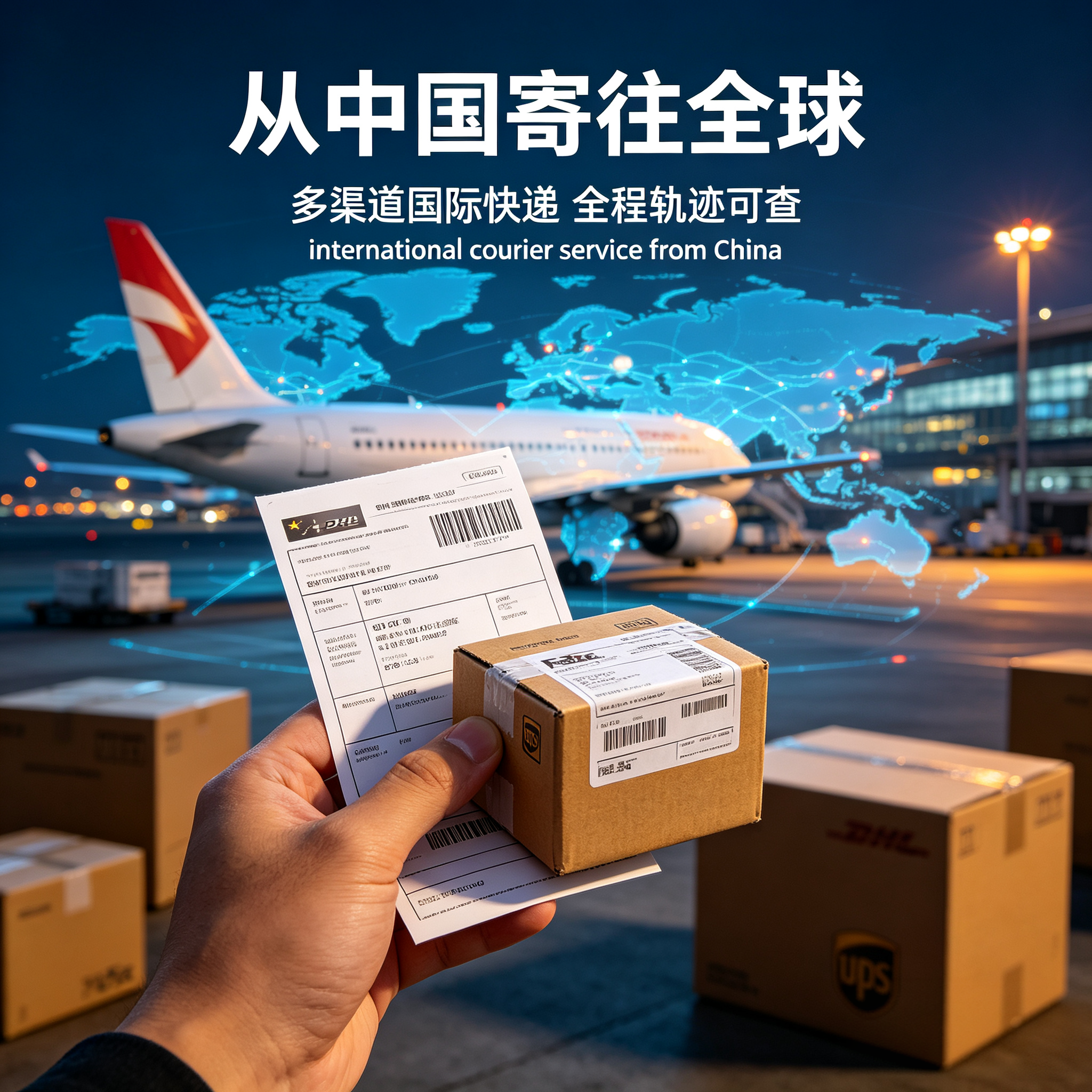 International Courier Service From China DHL Shipping Agent / Authorized International Courier Agent