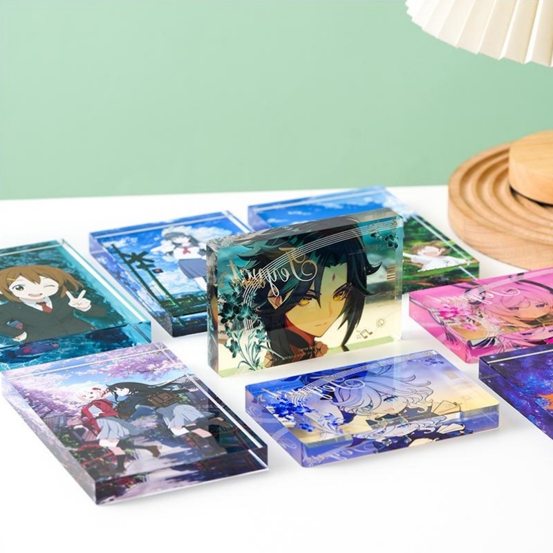UV Printing Personalized Square Acrylic Photo Block Gift And Home Decor