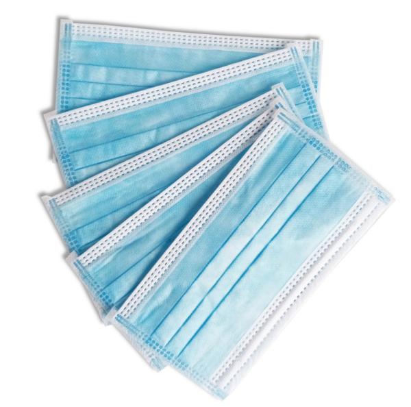 Liquid Proof Disposable Dust Mask , Antiviral Face Mask For Dust Protection