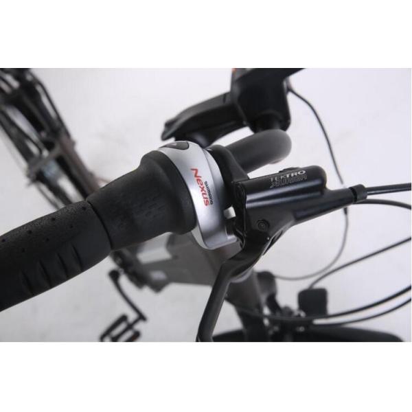 Lithium Battery 26 Inch City Electric Bicycle / E - bike With Rear Motor For Adults