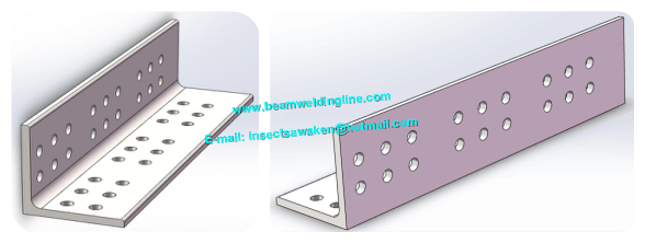 Industrial H Beam Production Line Metal Punching Machine For Sheet Metal Hole Punch