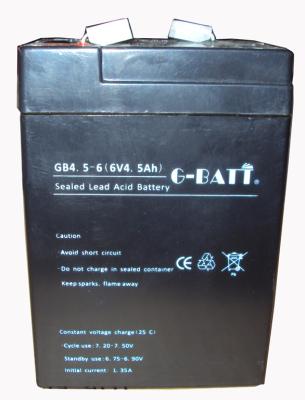 Emergency Lights Agm 4.5AH 6V Lead Acid Battery