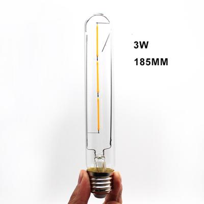 L'ampoule 3w 4w 6w du tube B22 menée par E26 de T30 185mm a mené l'ampoule décorative pendant 20000 heures de durée de vie