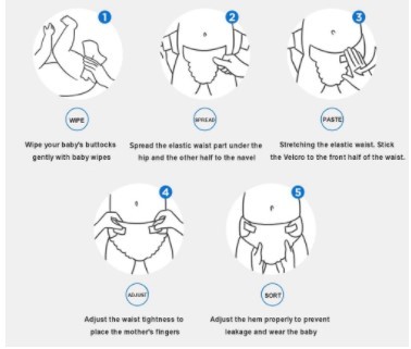 Breathable Sleepy Baby Diapers