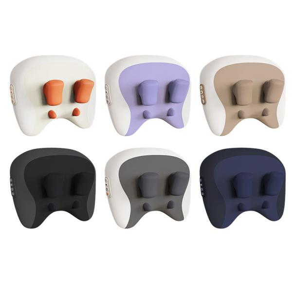 Papillon Shiatsu masajeador de espalda y cuello con calor Shiatsu masajeador de hombro para aliviar el dolor tejido profundo rodillado músculo corporal alivio del dolor Uso en la oficina de automóviles en casa